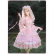 Mademoiselle Pearl Sanrio My Melody Rose Themed Apron Top Skirt Set JSKs and OPs(Reservation/Full Payment Without Shipping)